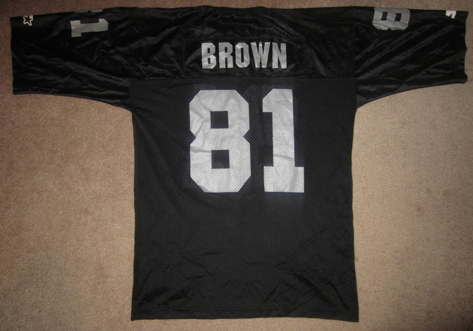 Vintage Sports Apparel Vintage Raiders Tim Brown Starter Jersey SOLD OUT