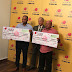LEIDSA entrega RD$19 millones a dos ganadores, uno es de Guatapanal