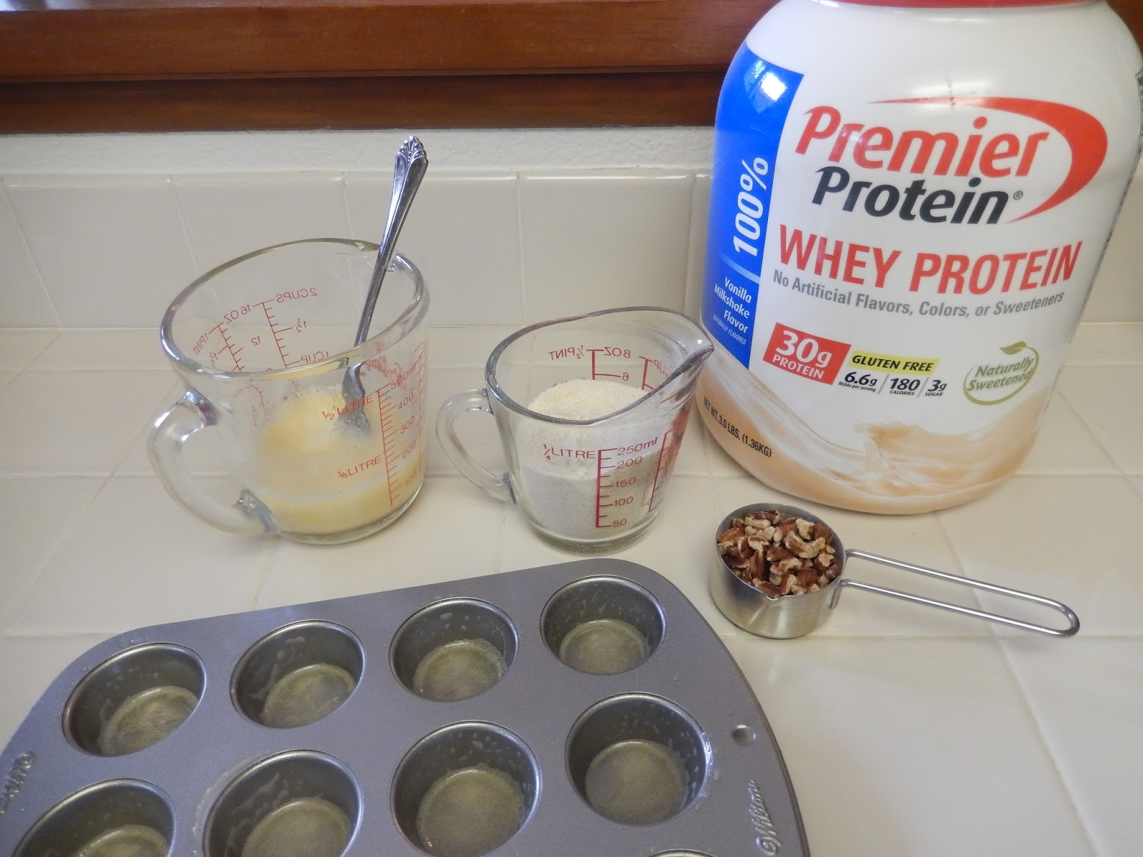 theworldaccordingtoeggface Pecan Praline Mini Protein Muffins