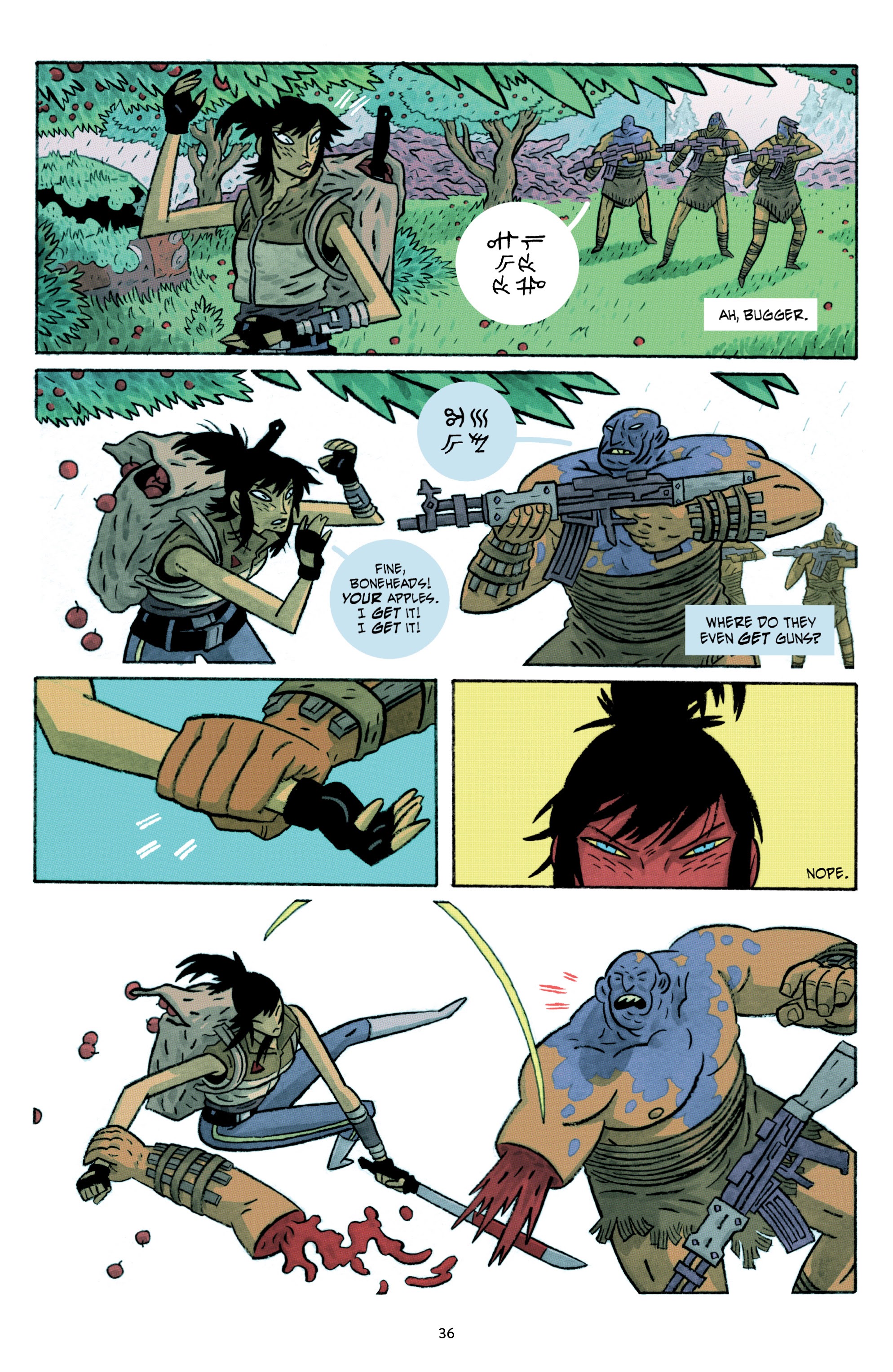 Read online ApocalyptiGirl: An Aria for the End Times (2020) comic -  Issue # TPB - 38