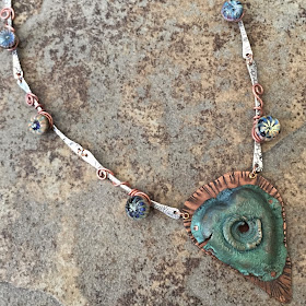 headpin chain necklace jen cameron glass addictions
