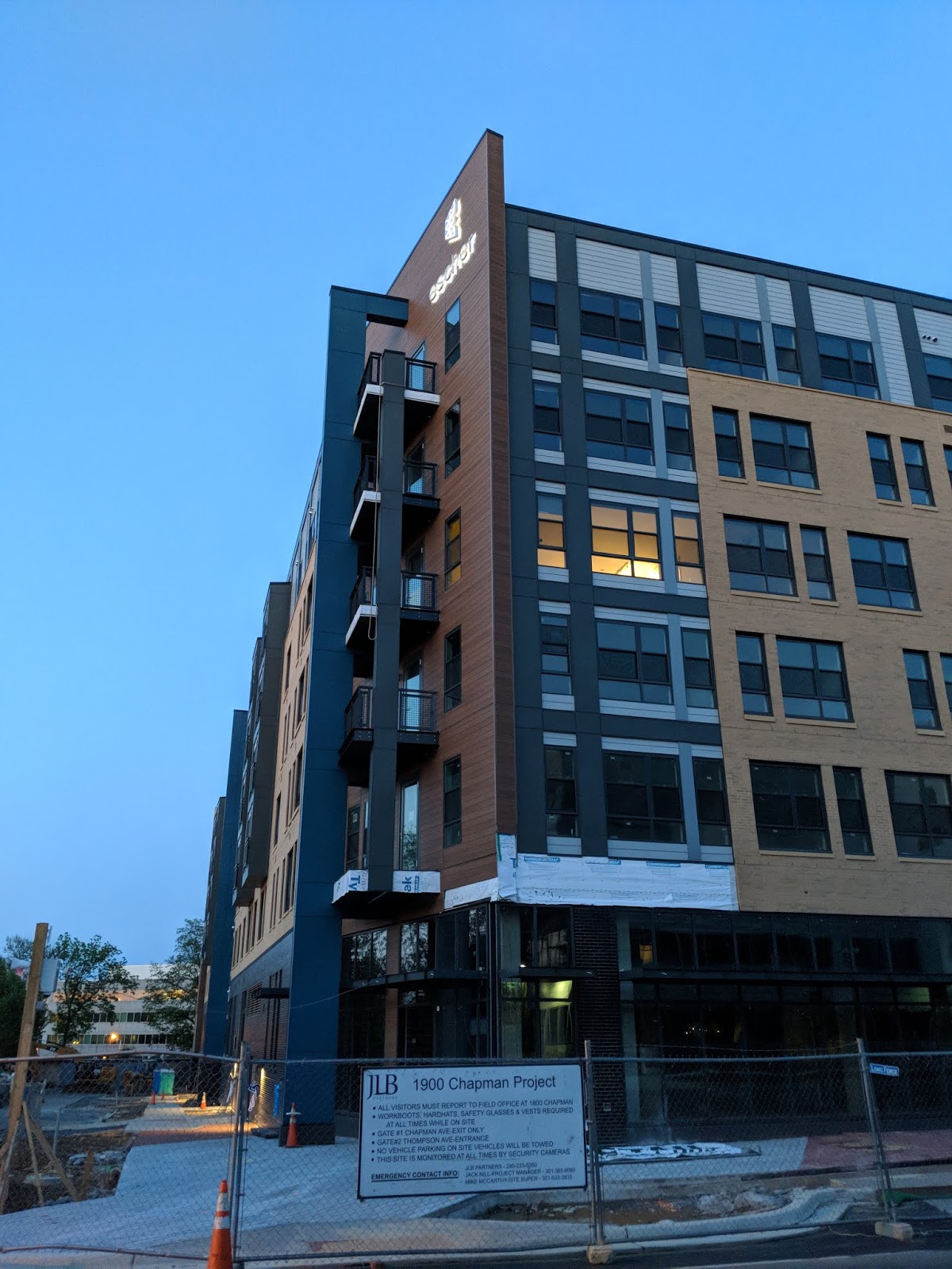 Rockville Nights Rockville construction update The Escher/1900