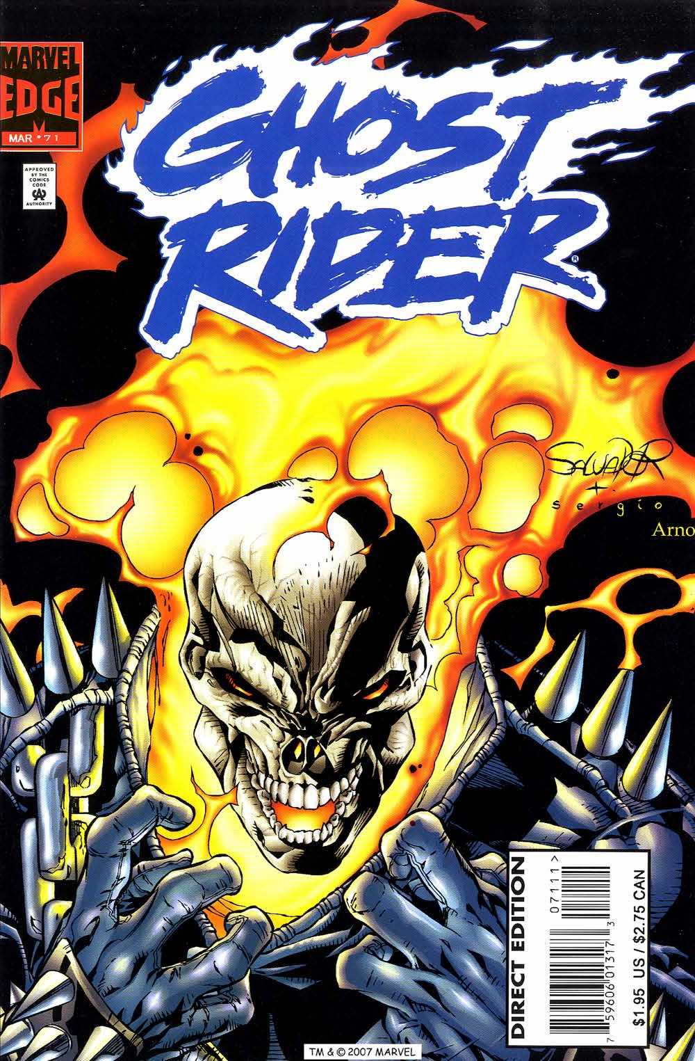 Read online Ghost Rider (1990) comic -  Issue #71 - 1