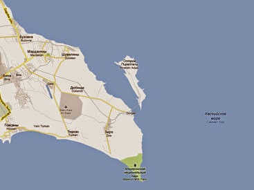 Карта остров артем азербайджан