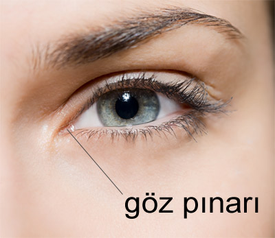 goz pinari nedir ne demektir goz pinari neresidir laf sozluk