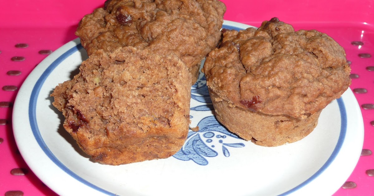 PinkVegan Applesauce Chocolate Chip Muffins (GF)