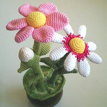 PATRON GRATIS FLORES AMIGURUMI 27