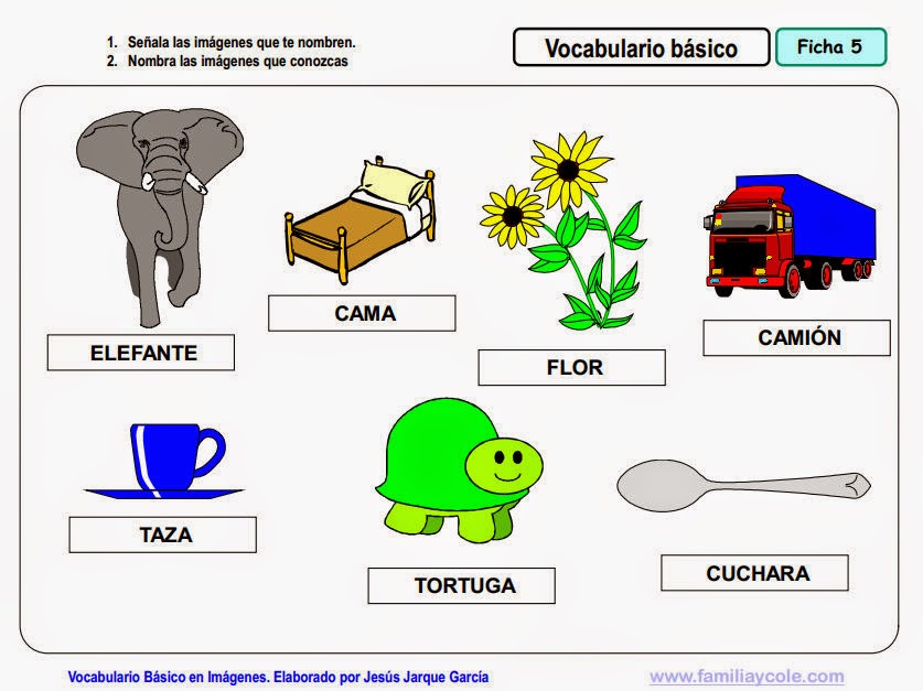 Vocabulario En Im Genes Maestra De Infantil Y Primaria Vocabulario