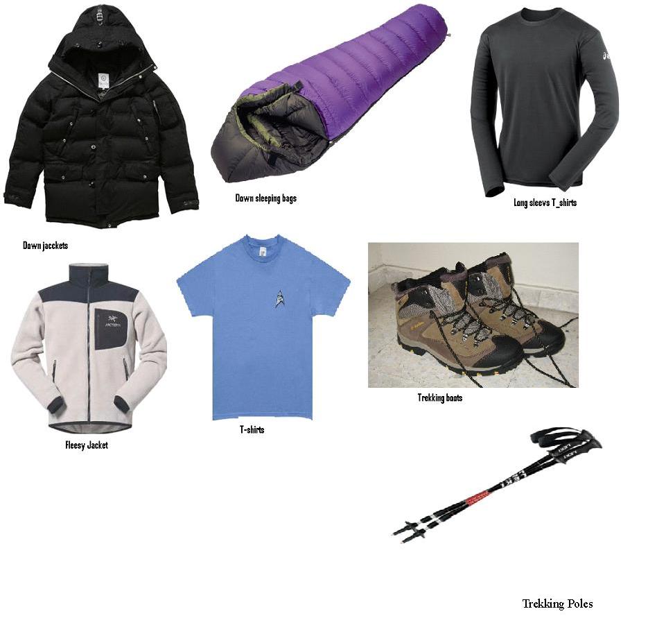 Trekking info & Equipment Checklist
