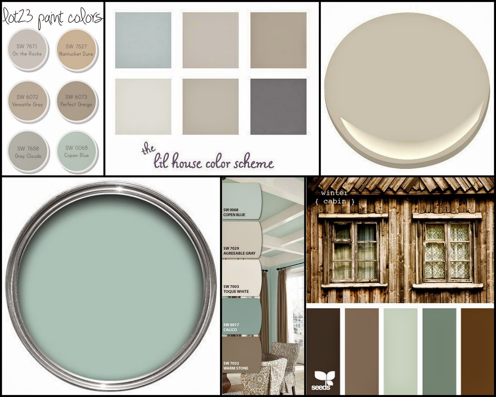 The Sweetest Nest : 50 shades of gray paint!