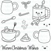 Your Next Stamp WARM CHRISTMAS WISHES clear stamps