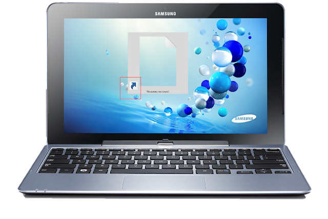 شرح لكيفية ازالة السهم من ايقونة البرامج المثبت على الحاسوب