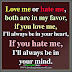 Elegant Best Love Hate Quotes