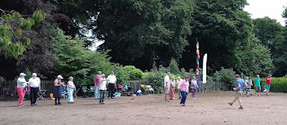 Petanque at Alexandra Park in Edgeley, Stockport