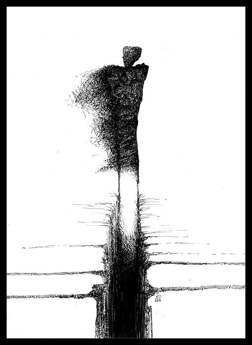 jarek kubicki ilustrações sombrias oníricas surrealistas