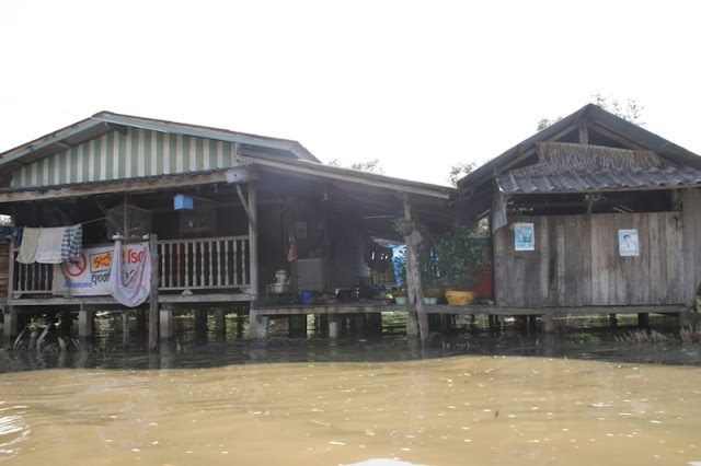 A village built literally on the flooding waters.
