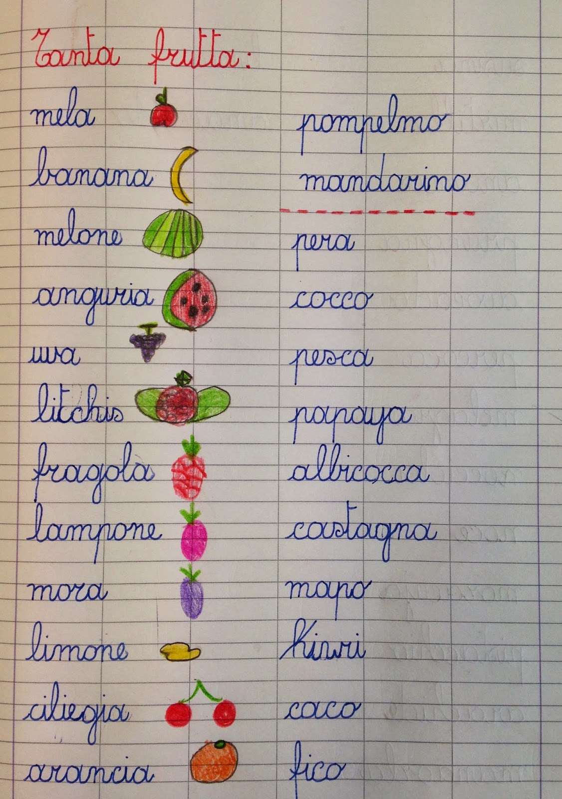 APEdario Frutti per tutti i gusti