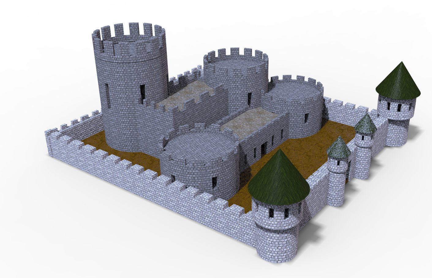 Средневековый Замок Из Бумаги