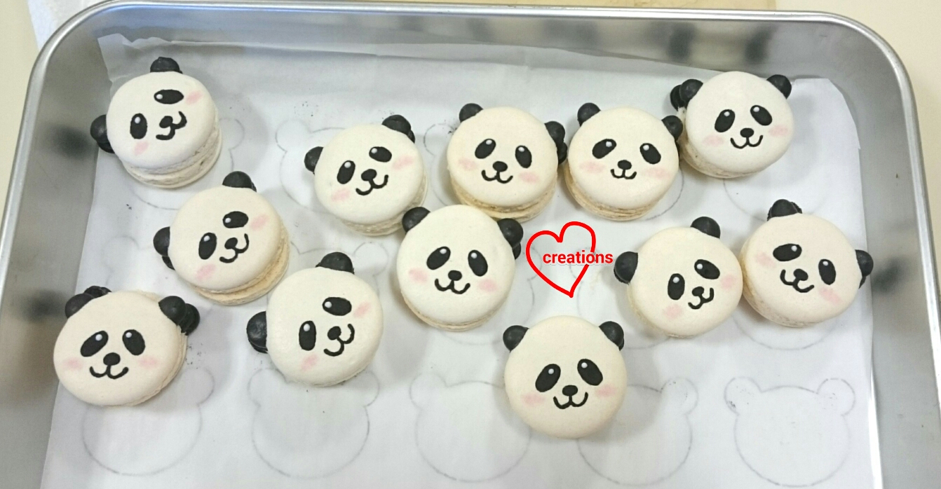 Loving Creations for You: Smiley Panda Assorted Macarons