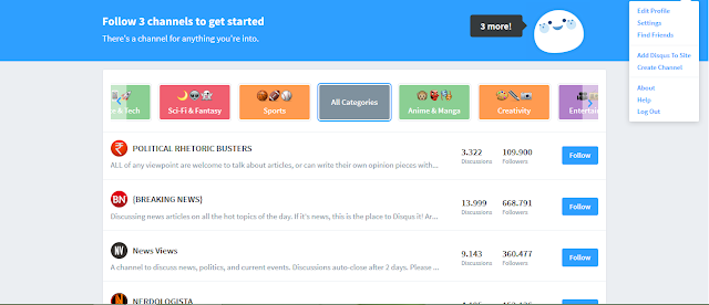 Disqus: Pendaftaran Disqus