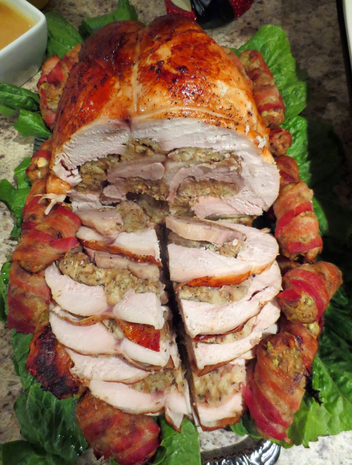 Jo and Sue Bacon Wrapped Stuffing