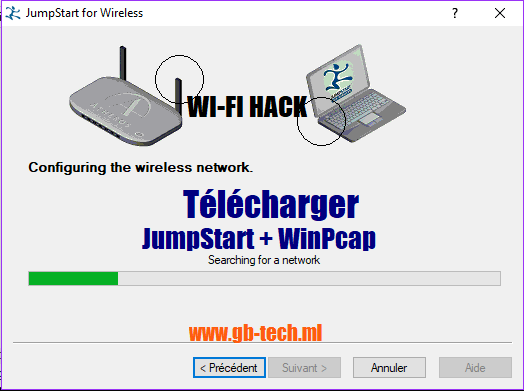 Télécharger JumpStart + WinPcap (Hack WiFi)