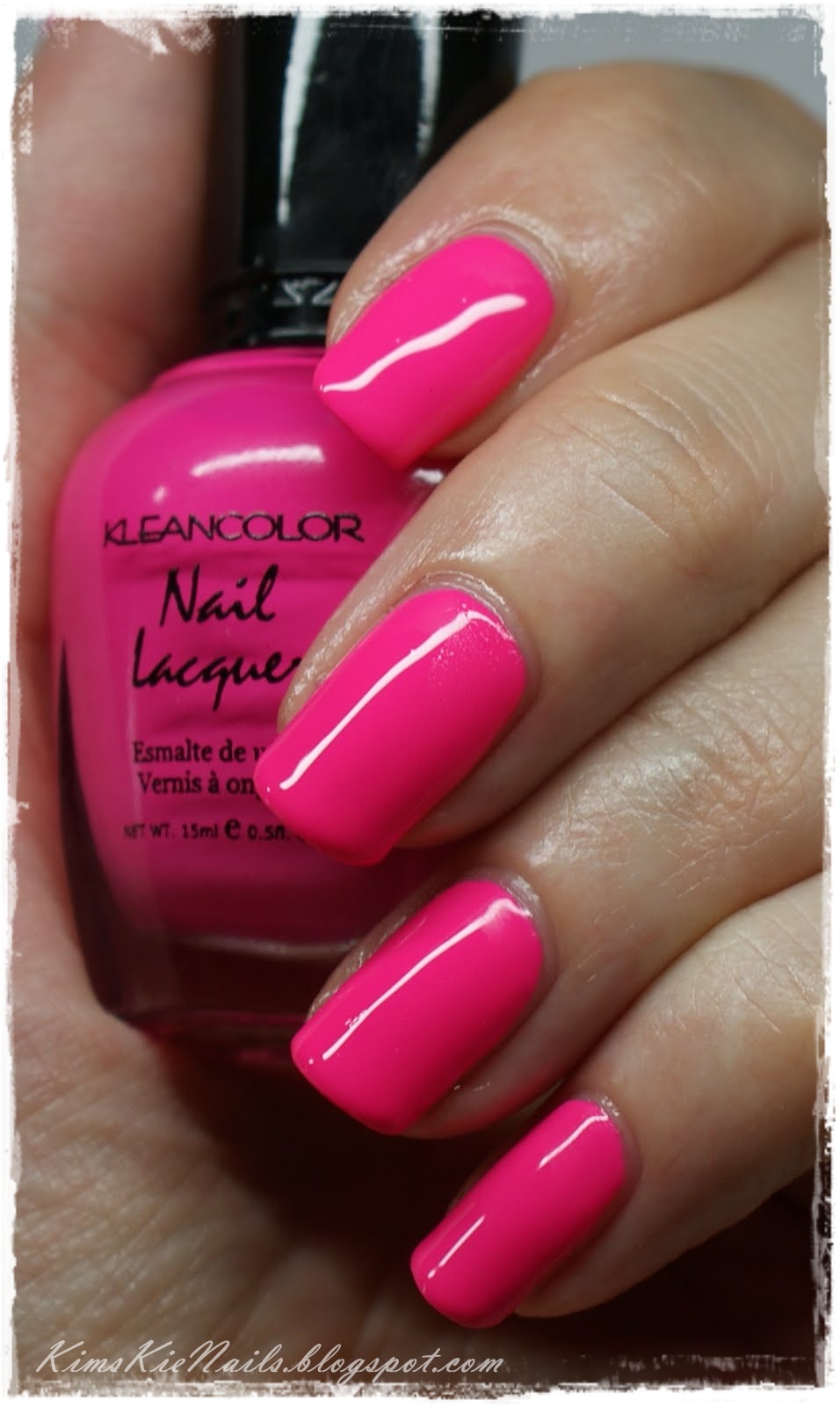 KimsKie's Nails: Kleancolor Neon Pink