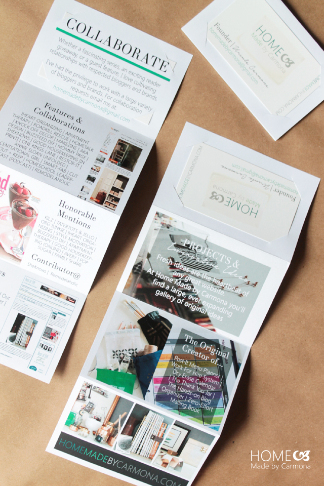 Business Card Notepad Accordion Fold Business Cards