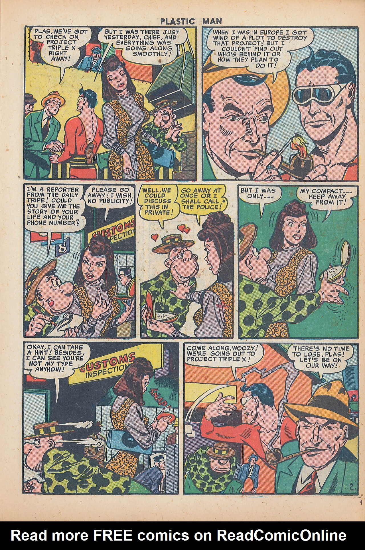 Read online Plastic Man (1943) comic -  Issue #30 - 17