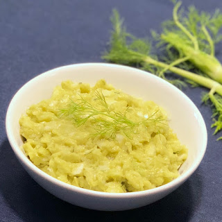 Salada de erva doce com abacate