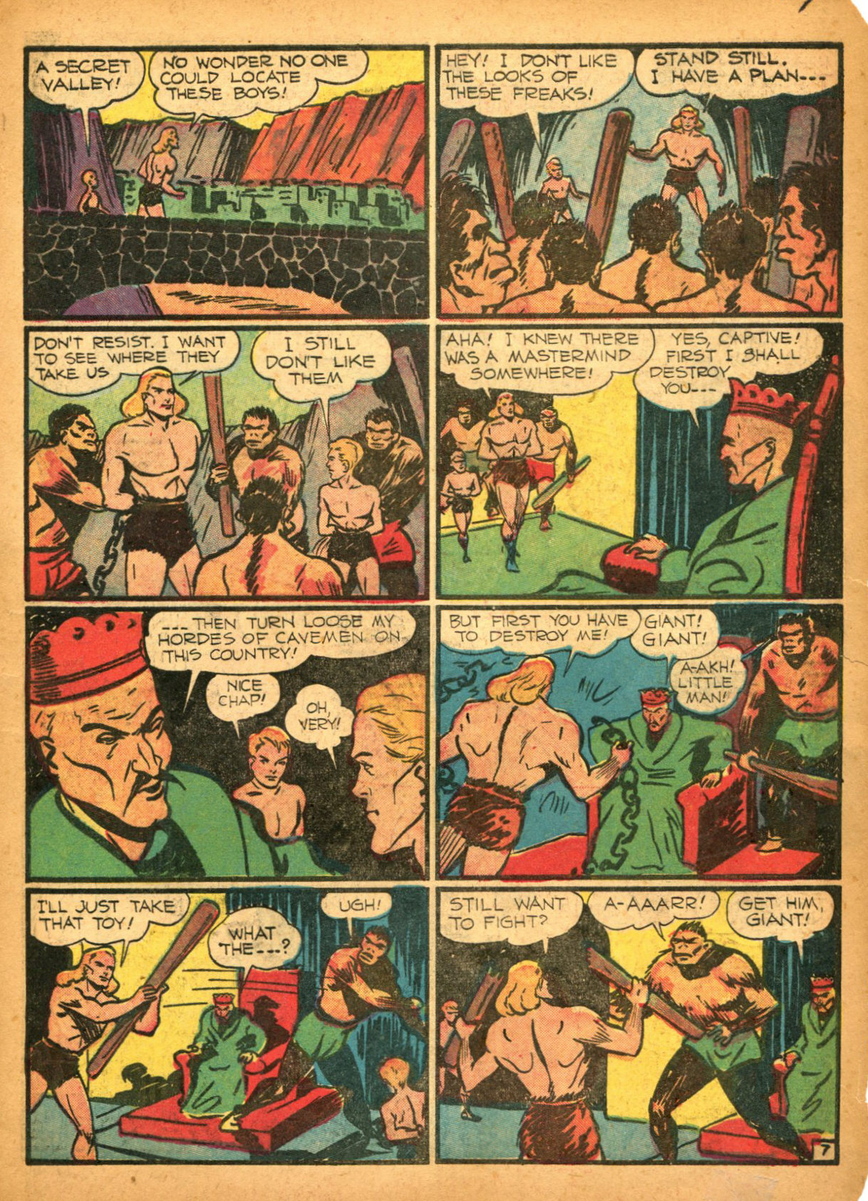 Read online Samson (1940) comic -  Issue #2 - 9