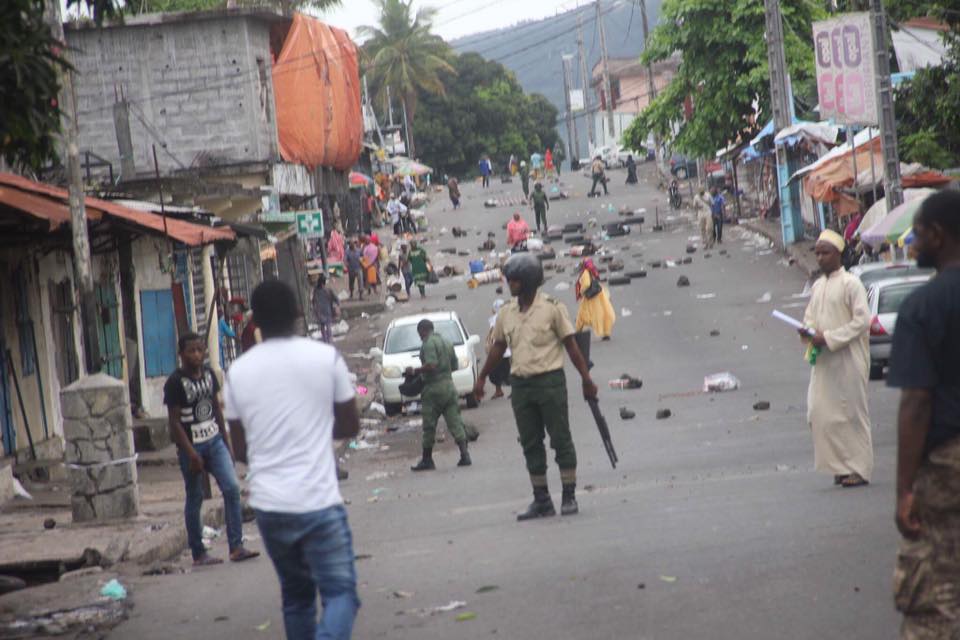 Moroni sous tension ce matin
