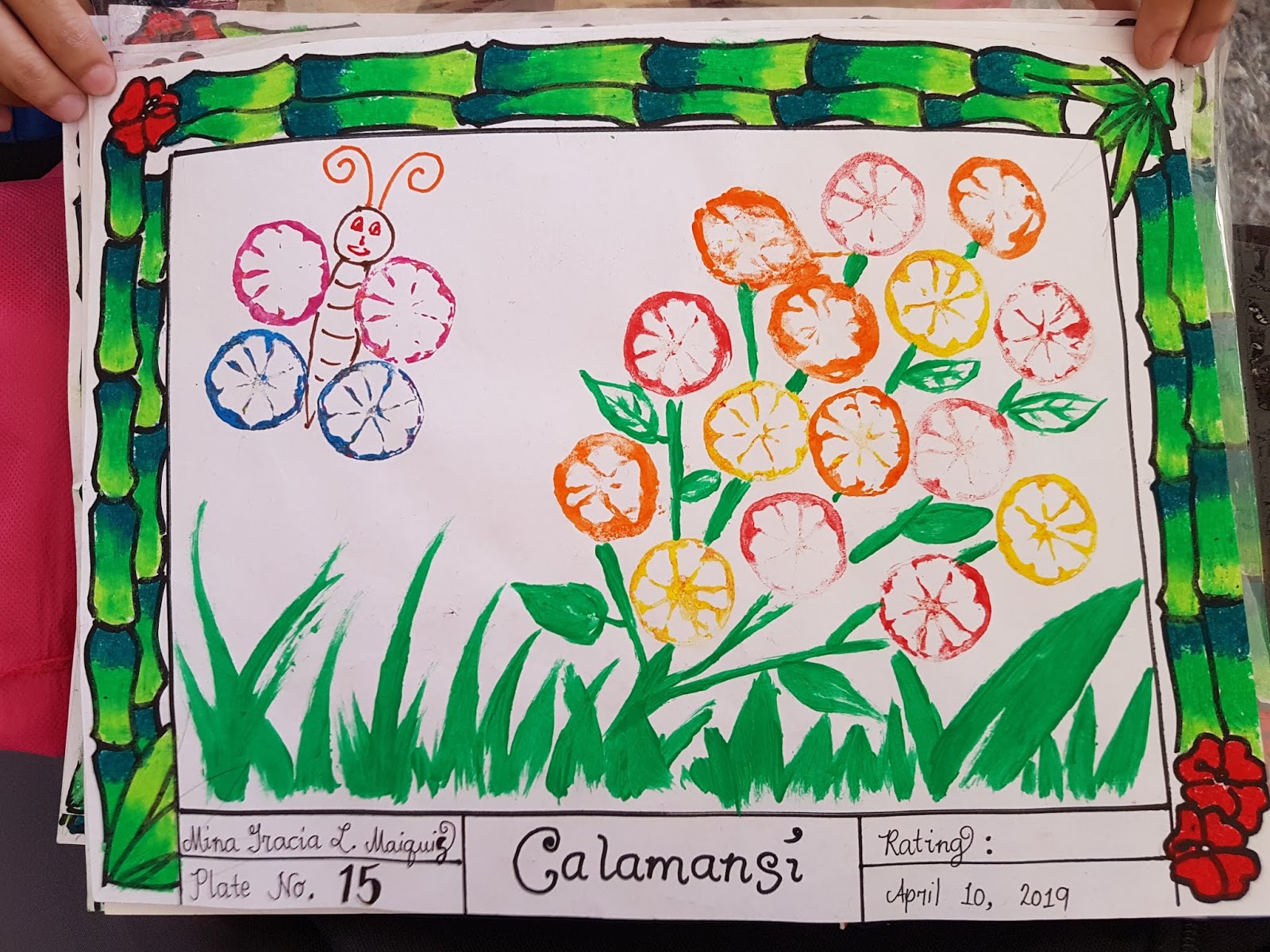 Collage,Egg Shell,Tomato and Calamansi MotherStudent/StudentMother