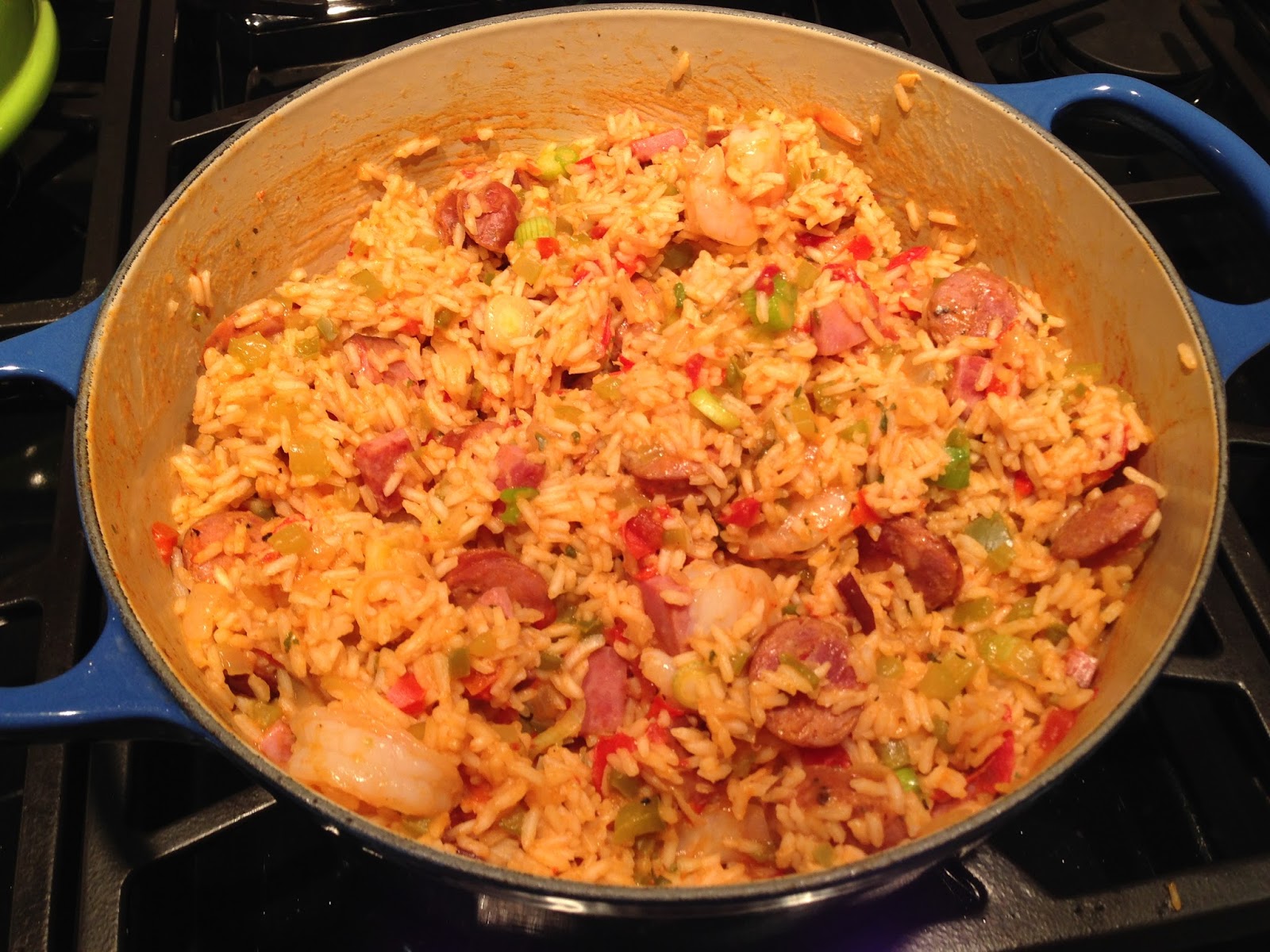 Accounting For All My Blessings Ham and Sausage Jambalaya