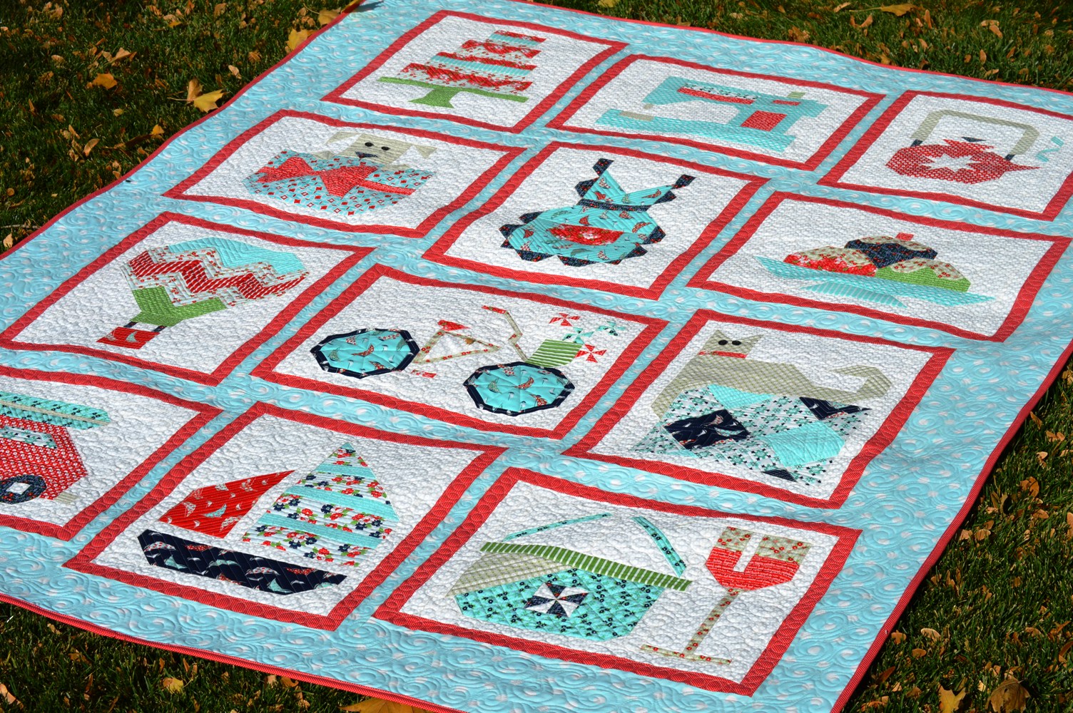 Happy Quilting Snapshots Quilt Finished!!!