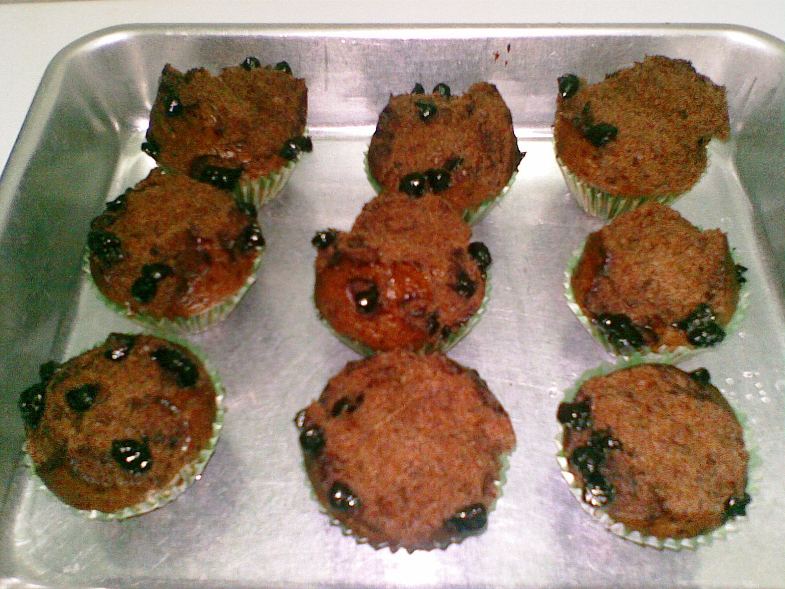 From Bakery 2 Embroidery: Muffin Pisang Chip Coklat Kukus 