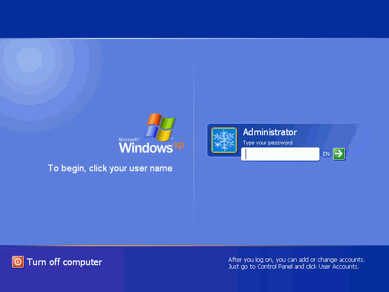 how to change your welcome screen on windows xp