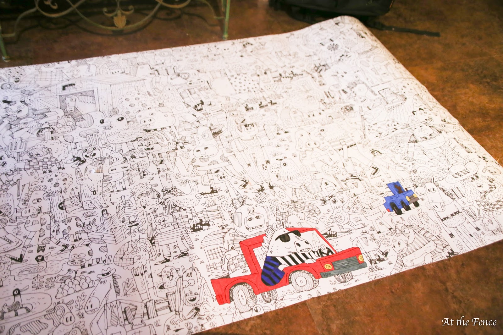 At The Fence Pirasta Really Large Coloring Pages