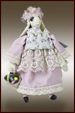 Lilybeth Bunny and babies art doll pattern