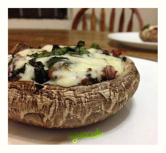 Aguacate Culinario Portobello al gratín.