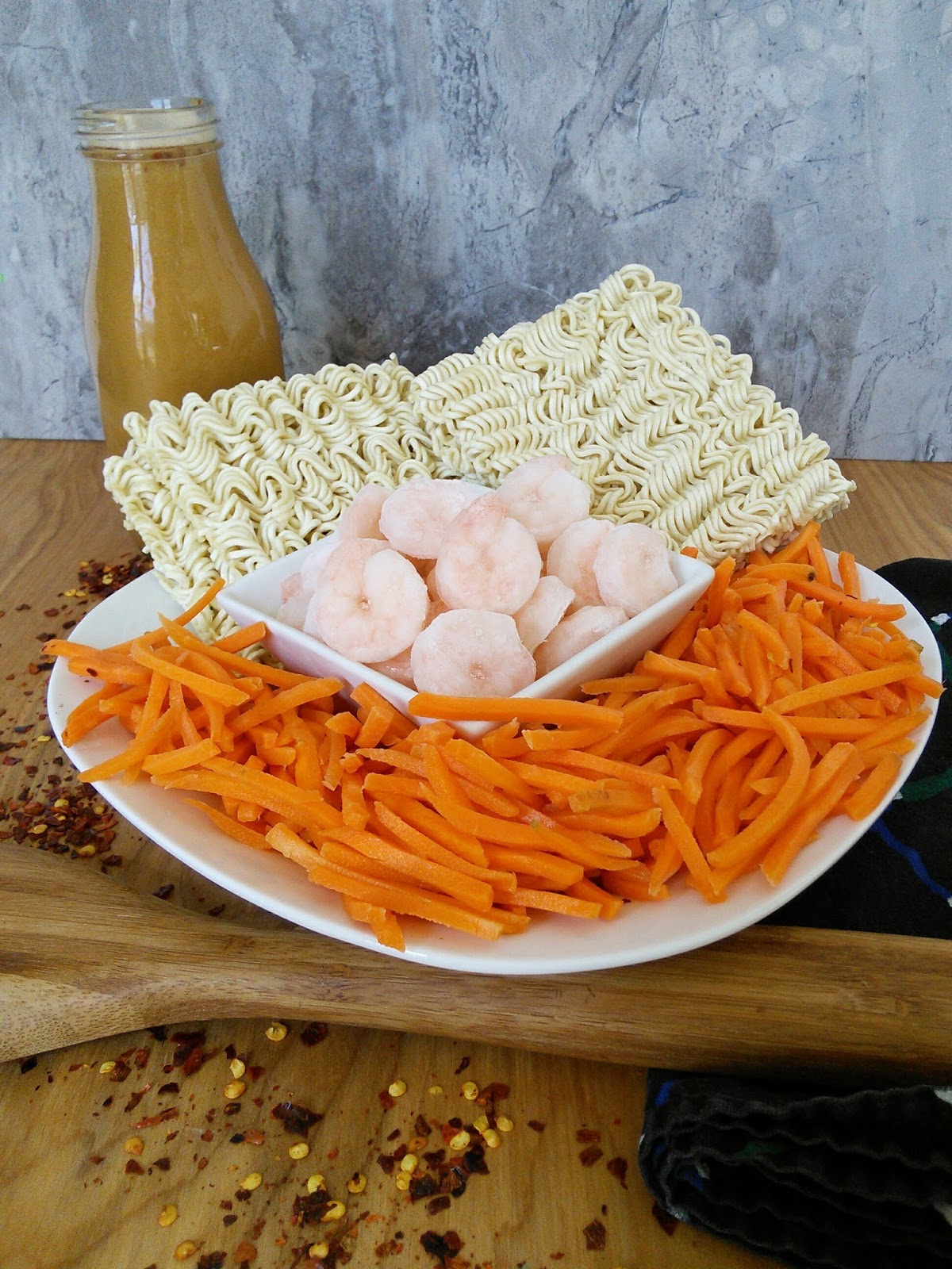 Easy No Cook Peanut Butter Thai Salad