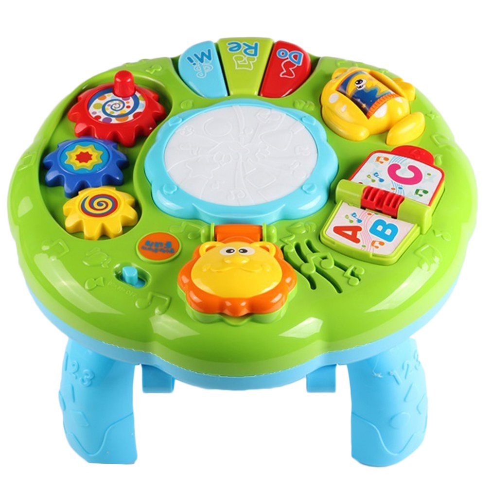 Top Colorful Baby Music Learning Table Multifunctional Game Table for