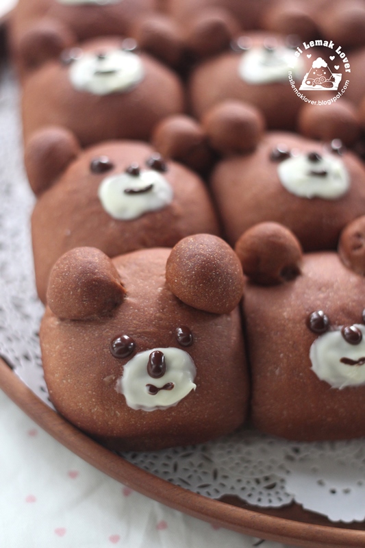 Nasi Lemak Lover: Bear Cartoon Character Bread Buns 小熊小面包