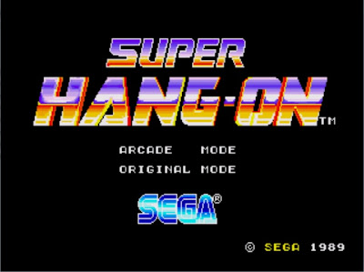 Super Hang-On Title Screen