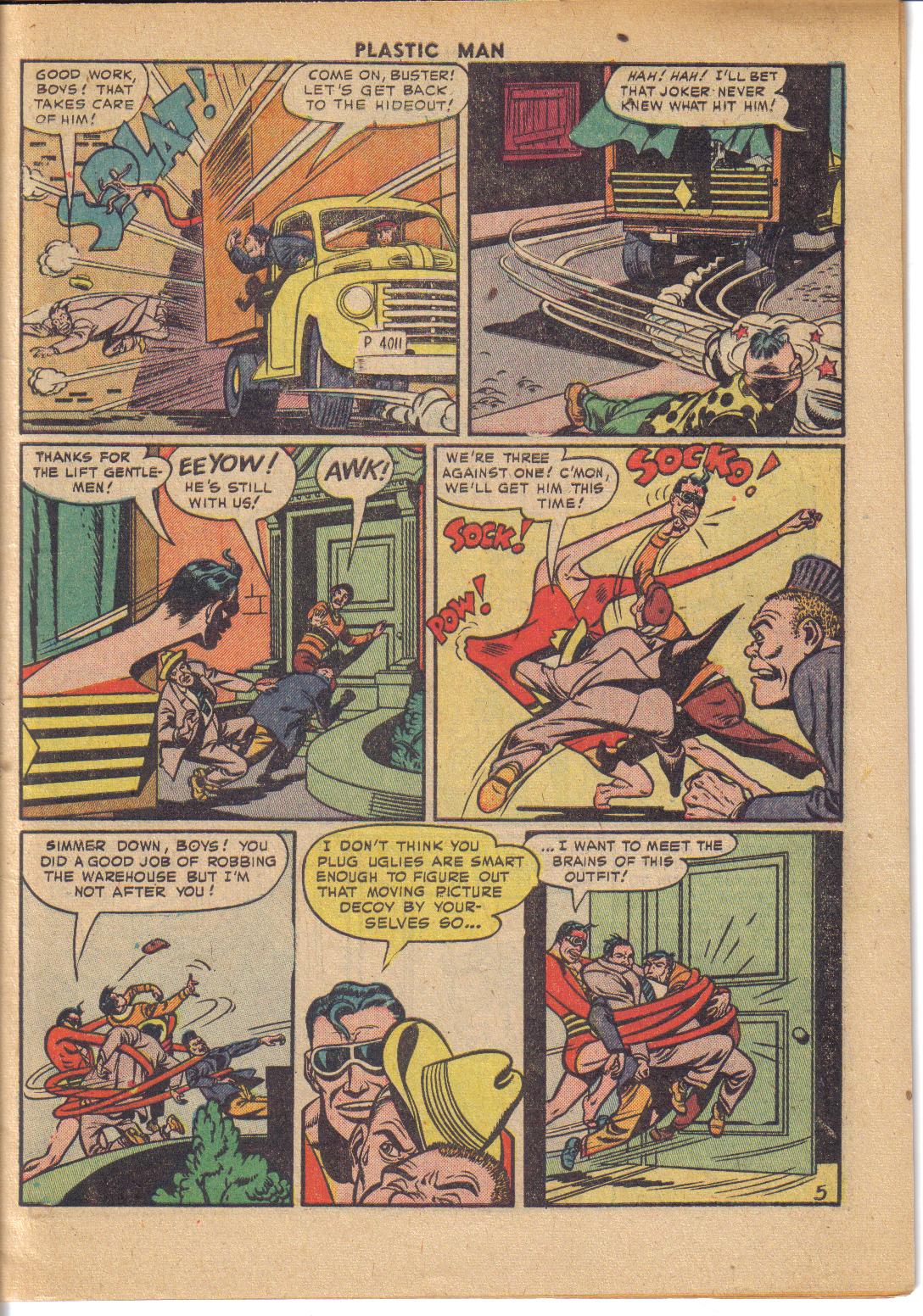 Read online Plastic Man (1943) comic -  Issue #33 - 7