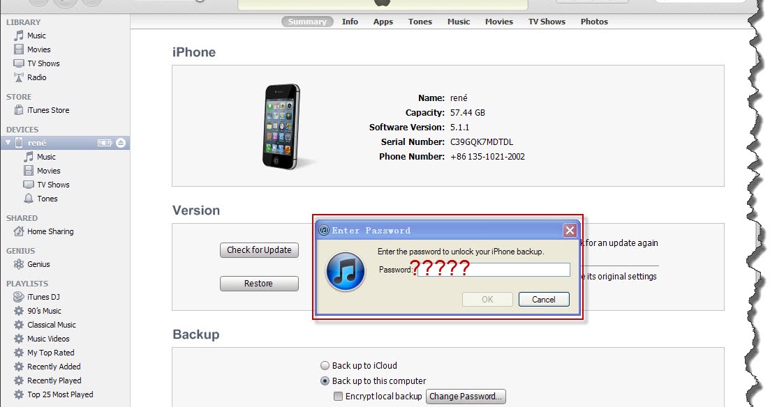 Enter The Password To Unlock Your Iphone Backup Enter The Password To Unlock Your Iphone Backup