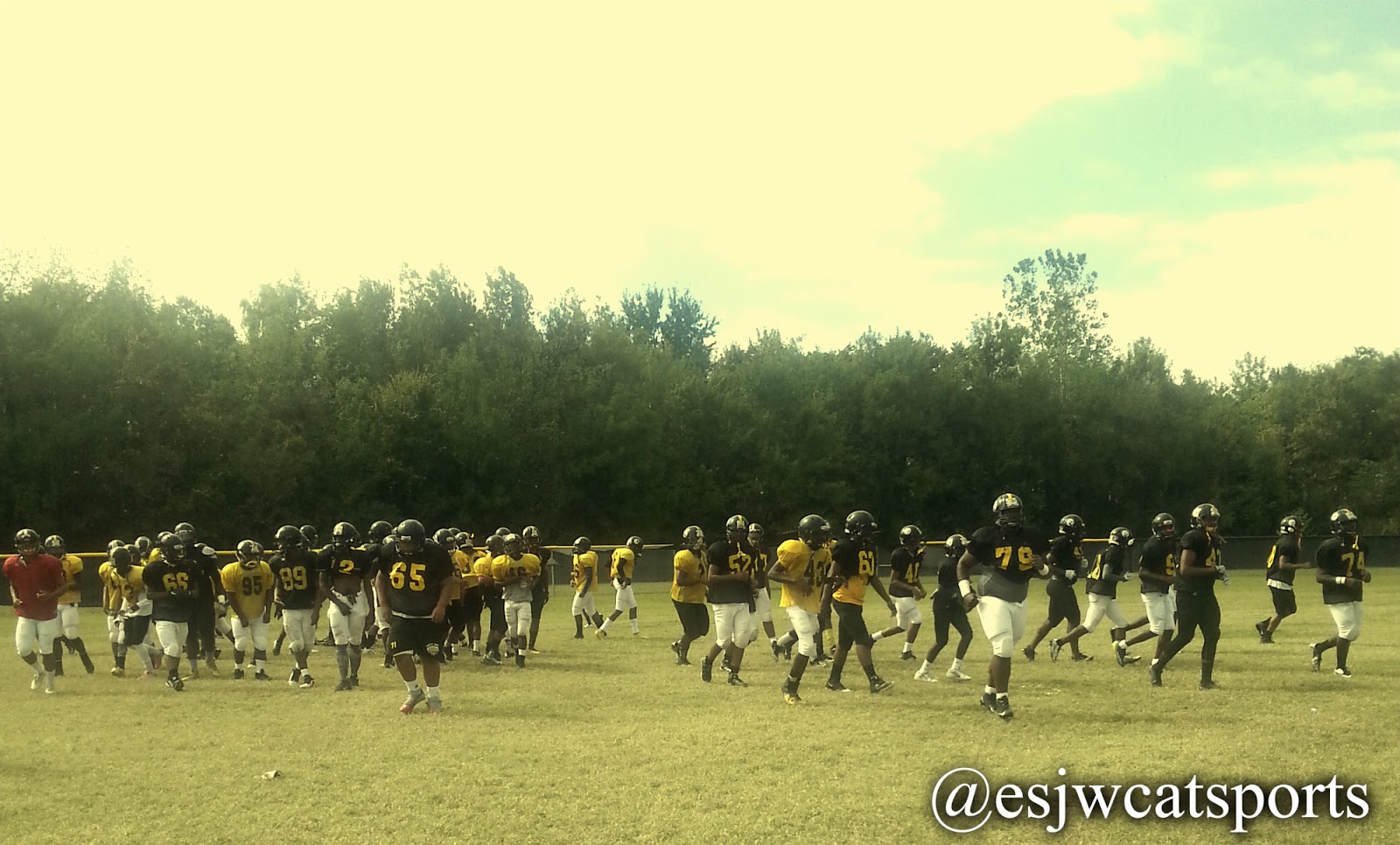 East St John Football Back On The Practice Field east-st-john-football-back-on-the-practice-field
