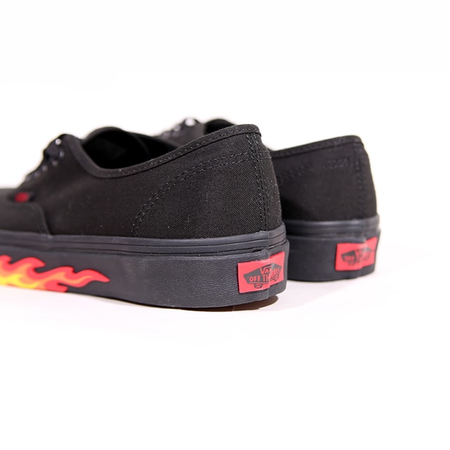 vans flame wall authentic