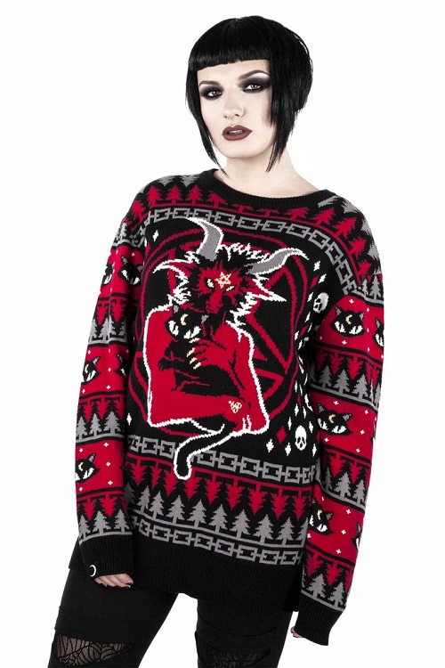 The Spooky Vegan Wear These Ugly Christmas Sweaters to