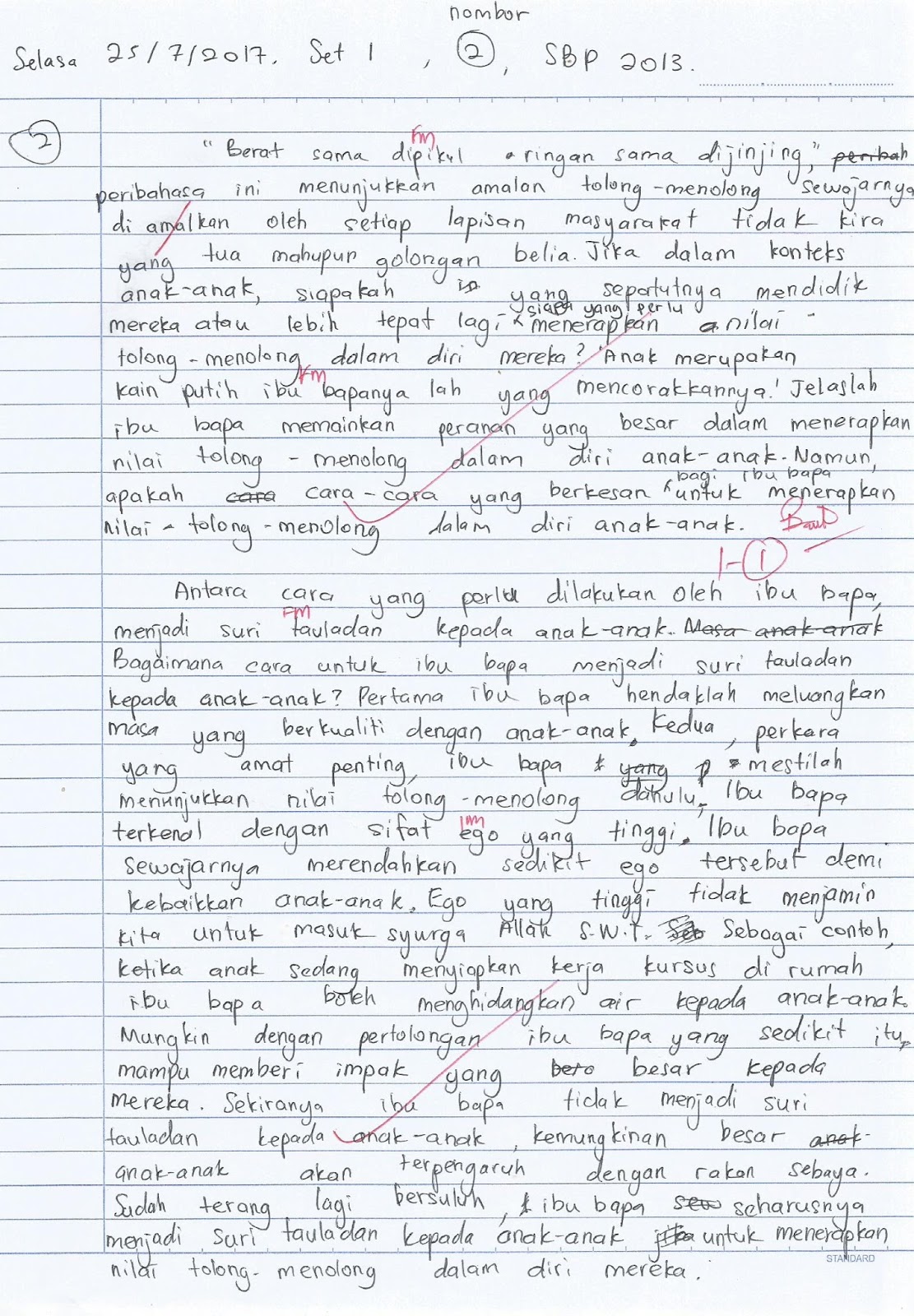 Laman Bahasa Melayu Spm Penantian Untuk Melihat Karangan Bertaraf Cemerlang Tercapai